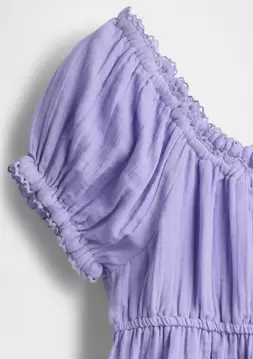 Kız Çocuk | Kids Crinkle Gauze Outfit Set