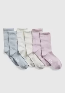 Kız Çocuk | Gap Logo 3'lü Crew Çorap Seti