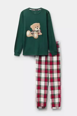 Pijama de Algodón Cozy Teddy