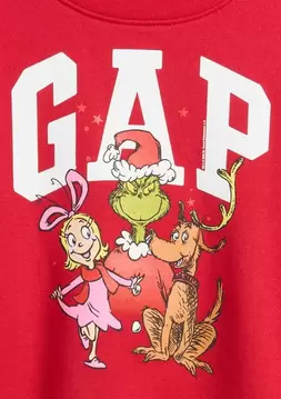 Kız Çocuk | Dr Seuss™ Oversized Wedge Logo Sweatshirt