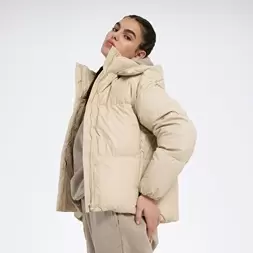 TENRA JACKET Taş Rengi Kadın Kısa Kaban