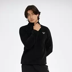 PIER POLAR HZ Siyah Erkek Polar Sweatshirt