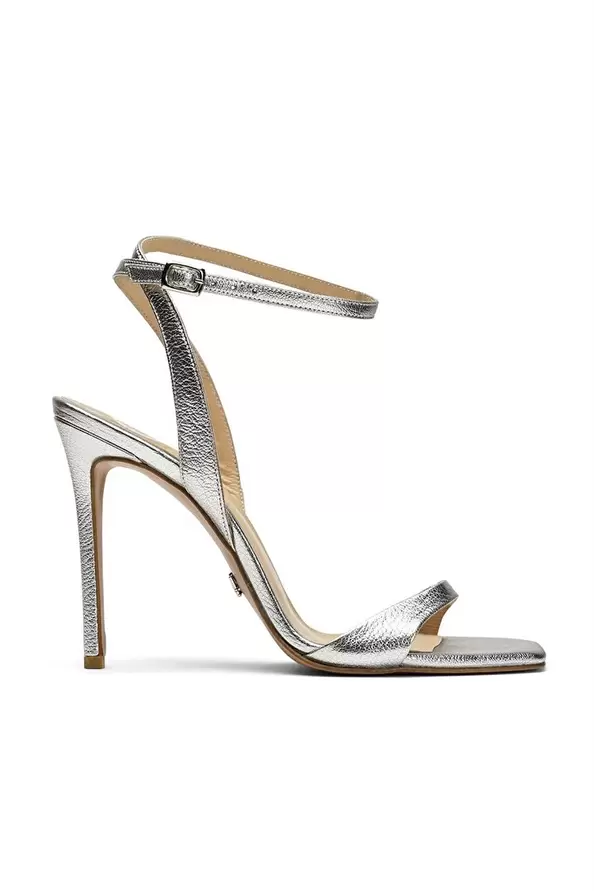 Jabotter Gümüş Kadın Deri Topuklu Ayakkabı JAB3813 / 268K