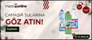12 - 15 Aralık Çamaşır Suyu Ürünlerine Göz Atın!