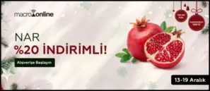 13 - 19 Aralık Nar %20 İndirimli!