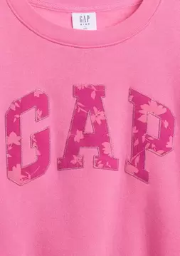 Kız Çocuk | Oversized Grafik Sweatshirt