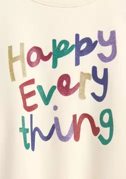 Kız Çocuk | Oversized Gap Logo Grafik Baskılı Sweatshirt