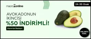 24 - 30 Ocak Avokadoda İkincisi %50 İndirimli!