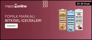 23 - 26 Ocak Fomilk Markalı Bitkisel İçecekler!