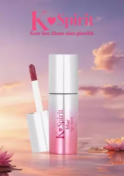 K-Spirit Blur Lip Tint Blur Efektli & Nemlendirici Uzun Süre Kalıcı Ruj