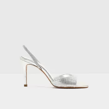 AITANA-TR Kadın Gümüş Topuklu Sandalet