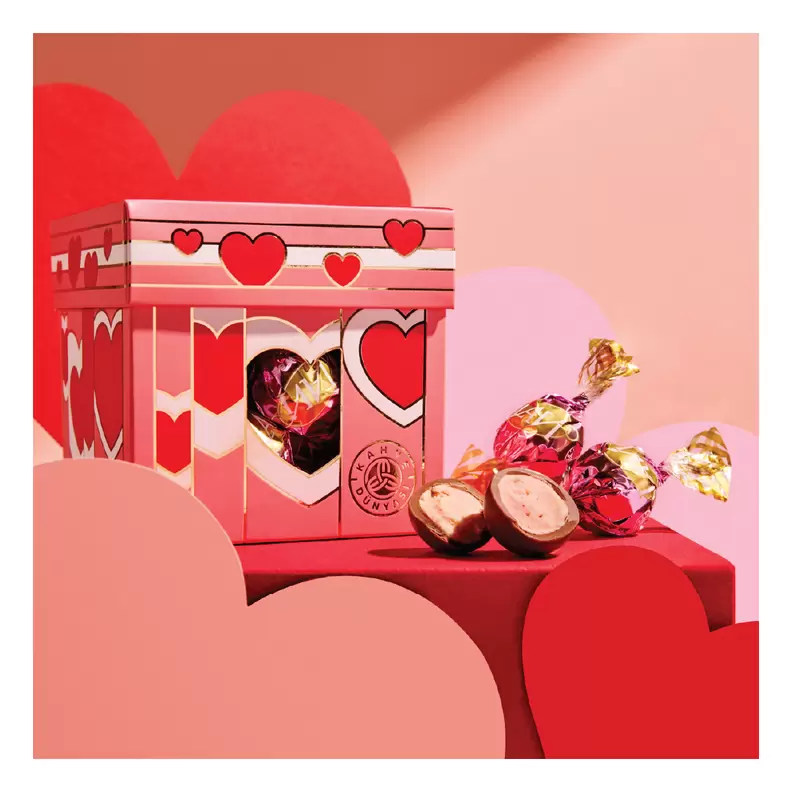 Sevgililer Günü Lavi Küp Kutu