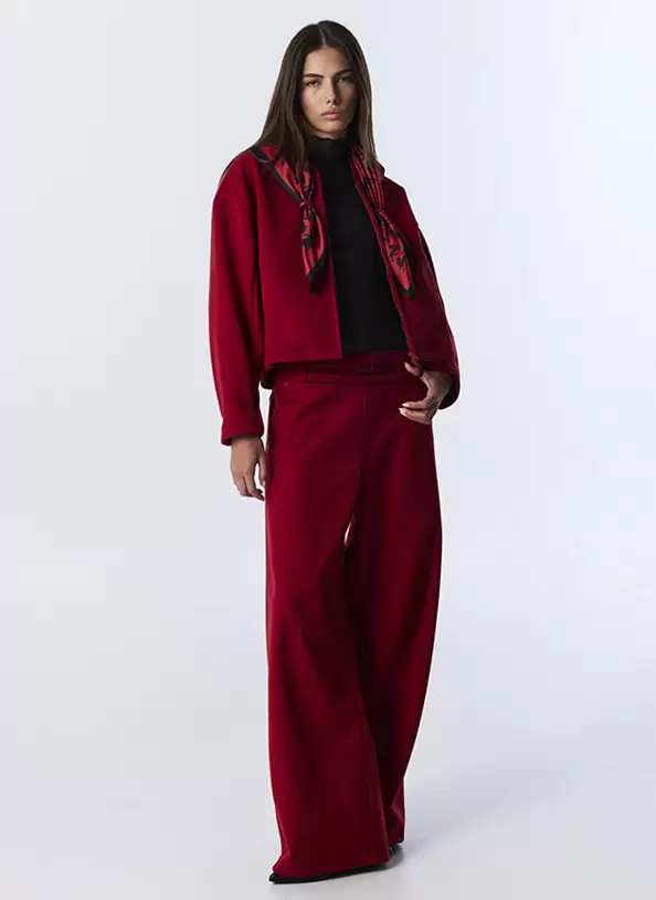 Twist Kırmızı Kadın Rahat Ceket TW6250005083034