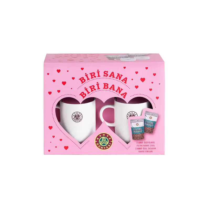 Sevgiler Günü Filtre Kahve Seti