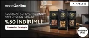 7 - 17 Şubat Avşarlar Kuruyemişlerde Aynı Ürünün İkincisi %50 İndirimli!