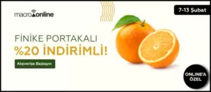 7 - 13 Şubat Finike Portakalı %20 İndirimli!