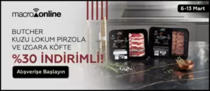 6 - 13 Mart Butcher Kuzu Lokum Pirzola ve Izgara Köfte %30 İndirimli!