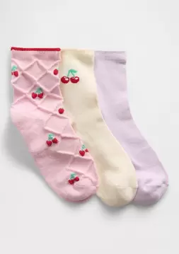 Kız Çocuk | Crew Çorap (3’lü)