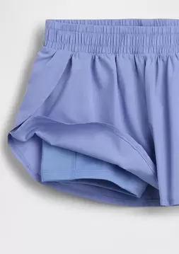 Kız Çocuk | Quick-Dry Butterfly-Hem Koşu Şort