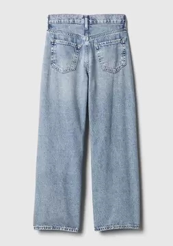 Kız Çocuk | Low Rise Stride Wide-Leg Jean Pantolon