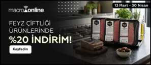 13 Mart - 30 Nisan Feyz Çiftliği Ürünlerinde %20 İndirim!