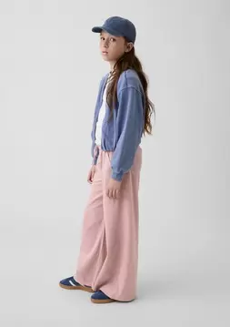 Kız Çocuk | Low Rise Baggy Jean Pantolon