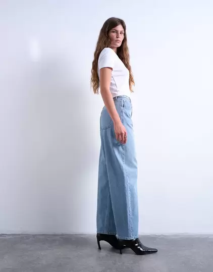 TSBENTE Mid Rise Normal geschnitten Jeans