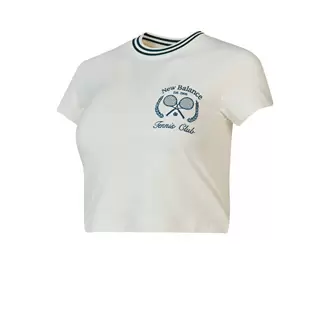 New Balance WNT1608 Krem Kadın Tişört