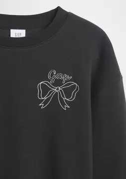 Kız Çocuk | Oversized Grafik Sweatshirt