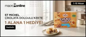 1 - 10 Nisan Michel Çikolata Dolgulu Kek 1 Alana 1 Hediye!