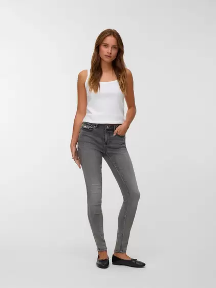 VMFLASH Mid Rise Skinny Fit Jeans