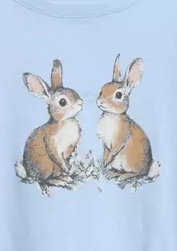 Kız Çocuk | Relaxed Grafik Baskılı T-Shirt