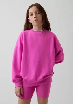 Kız Çocuk | VintageSoft Oversized Tunik Sweatshirt