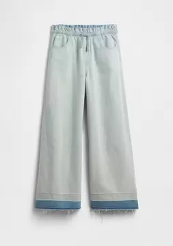 Kız Çocuk | Mid Rise SuperLight Pull-On Baggy Jean Pantolon