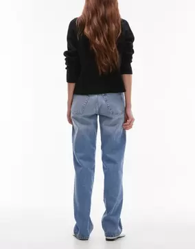 TOPSHOP Mid Rise Gerade geschnitten Jeans