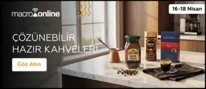 16 - 18 Nisan Çözünebilir Hazır Kahveler Göz Atın!