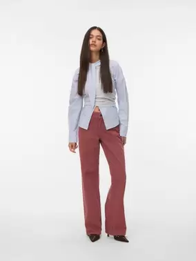 SNRANCY Mid Rise Weiter Beinschnitt Jeans