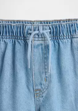 Kız Çocuk | High Rise Stride Easy Wide-Leg Ankle Jean Pantolon