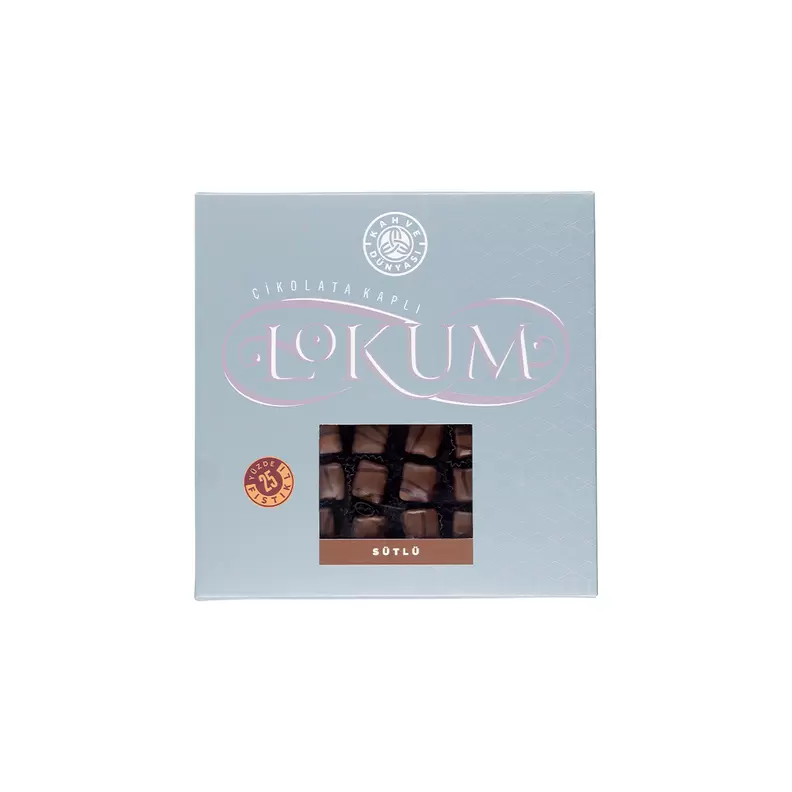 Sütlü Çikolata Kaplı Lokum 500g