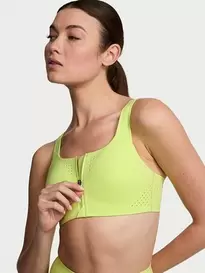 Yeni stil! Featherweight Önden Fermuarlı Maksimum Sporcu Sütyeni