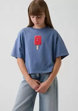 Kız Çocuk | Kids Oversized Grafik T-Shirt