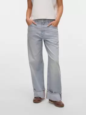 VMDARCY Mid Rise Weiter Beinschnitt Jeans