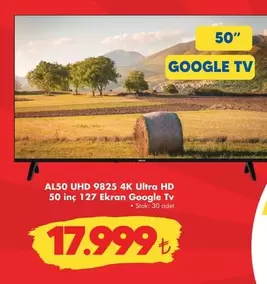 AL50 UHD 9825 4K Ultra HD 50 inch 127 Ekran Google TV