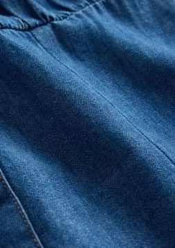 Kız Çocuk | Denim Drop-Waist Elbise