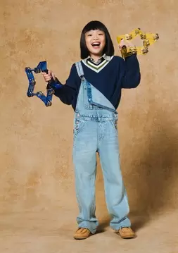 Kız Çocuk | Denim Salopet
