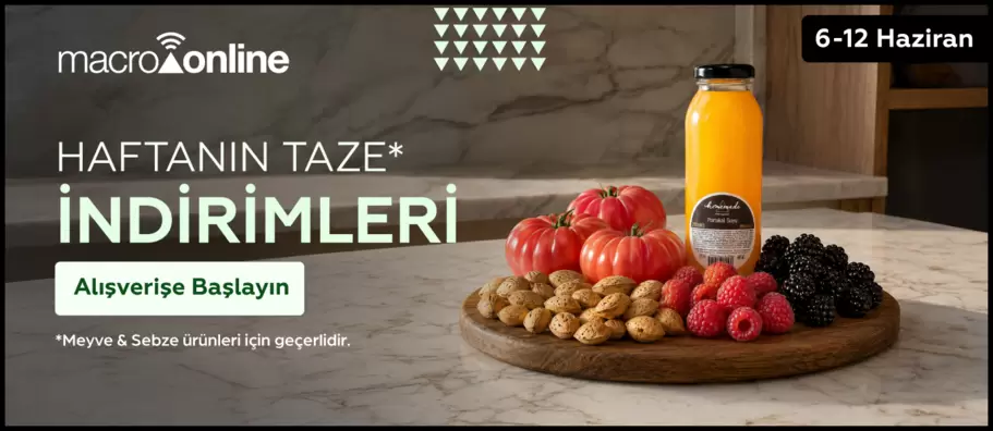 6 - 12 Haziran Meyve & Sebze İndirimleri!