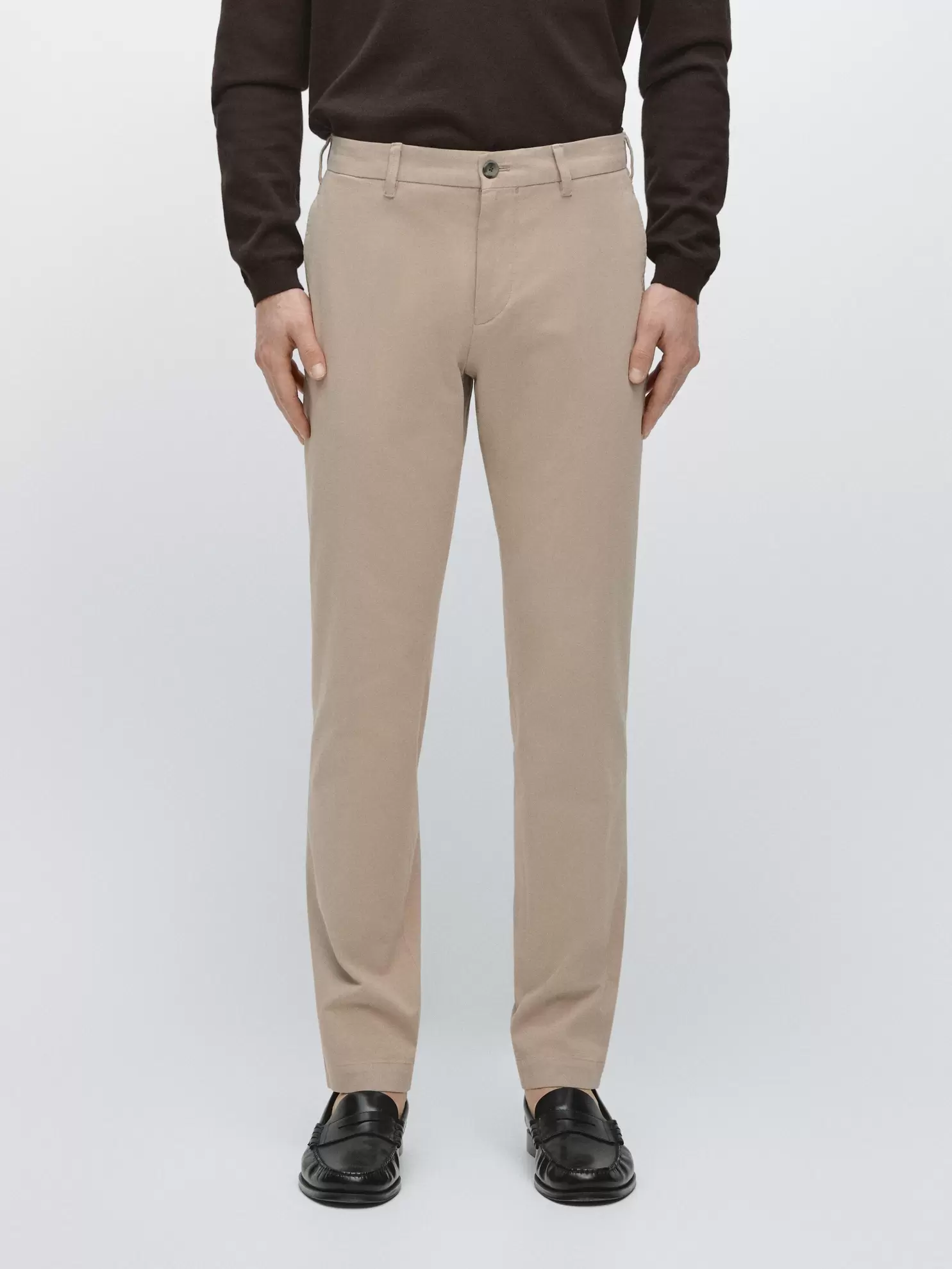 Pamuklu slim fit pantolon