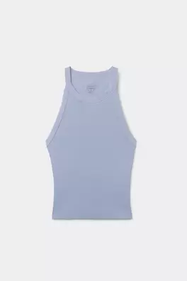 İnce Fitilli Superior Pamuklu Crop Top