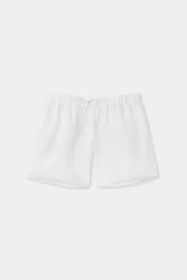 The Pure Linen Keten Kanvas Şort