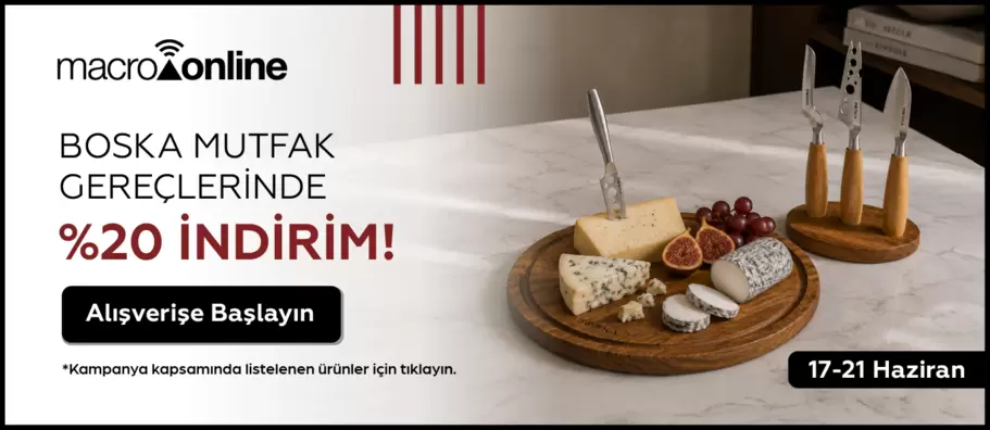 17 - 21 Haziran Boska Ürünlerinde %20 İndirim!